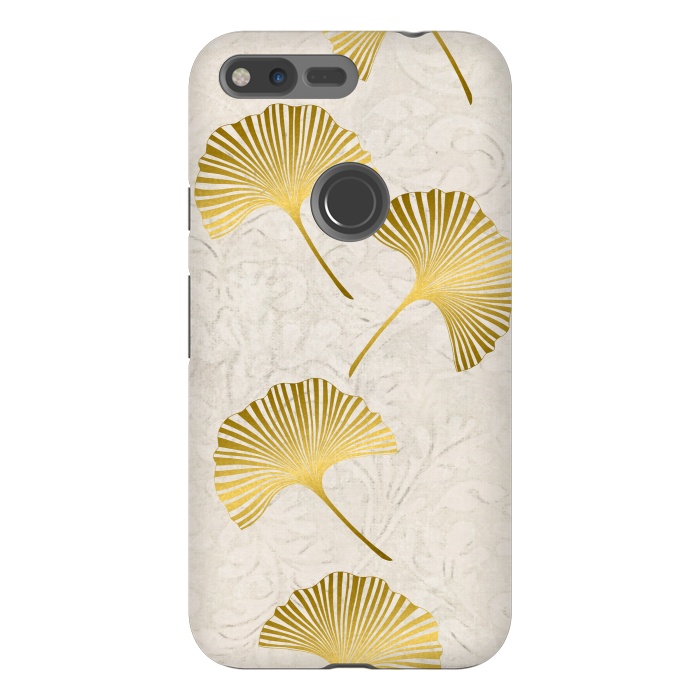 Pixel XL StrongFit Golden Gingko Leaves by Andrea Haase