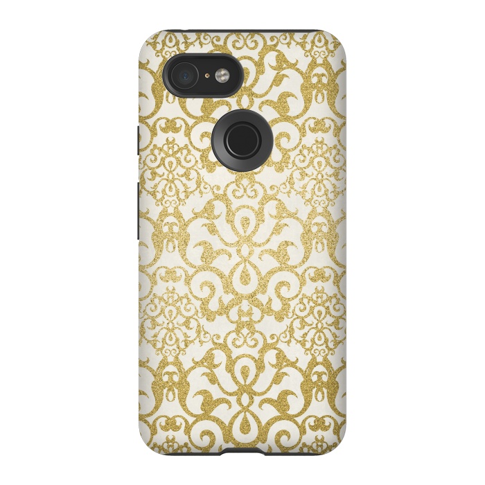 Pixel 3 StrongFit Golden Ornament Elegance by Andrea Haase