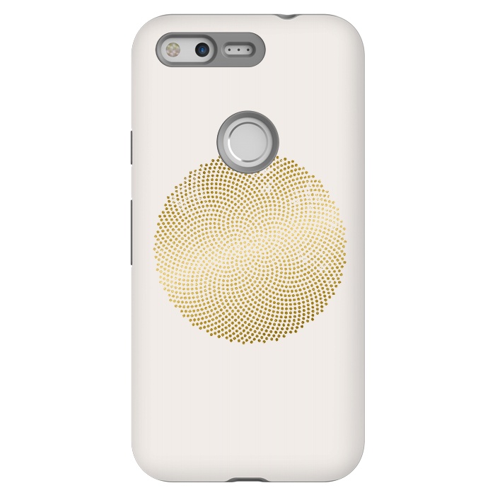 Pixel StrongFit Golden Ornament Off White by Andrea Haase