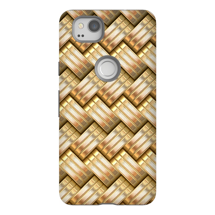 Pixel 2 StrongFit Golden Weave by Andrea Haase