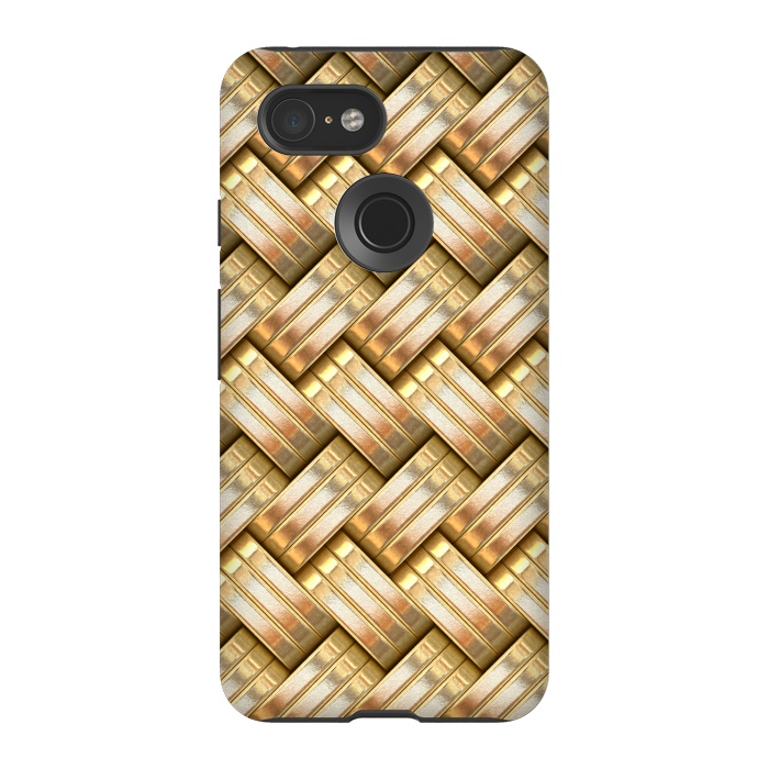 Pixel 3 StrongFit Golden Weave by Andrea Haase