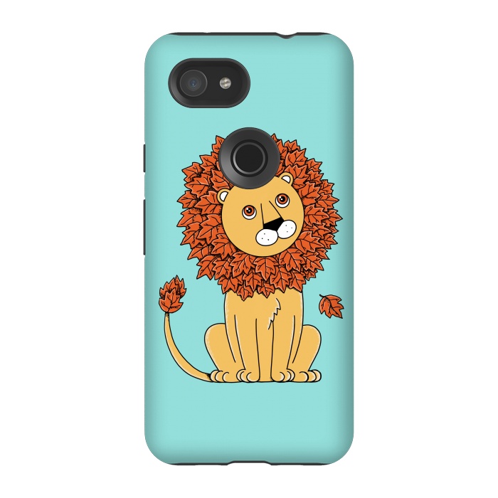 Pixel 3A StrongFit Lion by Coffee Man