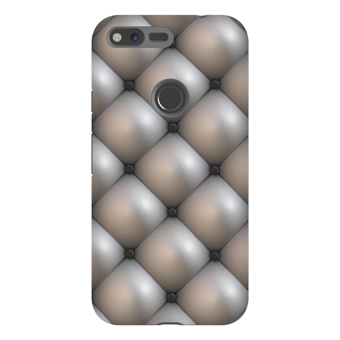 Pixel XL StrongFit Shimmering Brushed Silver by Andrea Haase