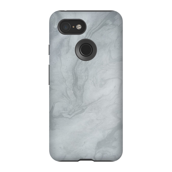 Pixel 3 StrongFit Gray Marble 2 by Andrea Haase