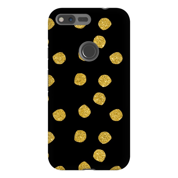 Pixel XL StrongFit Golden Glamour Dots by Andrea Haase
