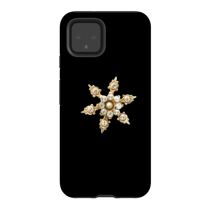 Pixel 4 StrongFit Golden Piece Of Jewelry by Andrea Haase