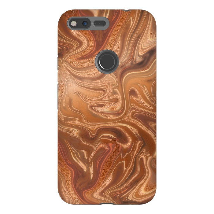 Pixel XL StrongFit Shimmering Copper Glamorous Luxury 2 by Andrea Haase