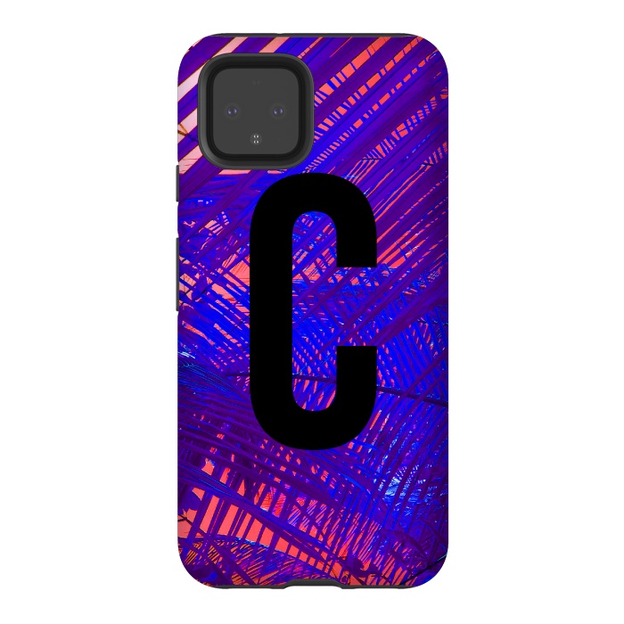 Pixel 4 StrongFit Letter C by Laura Grant