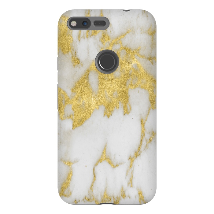Pixel XL StrongFit Gold marble by haroulita