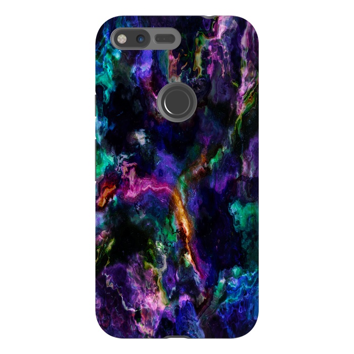 Pixel XL StrongFit Colorful marble by haroulita