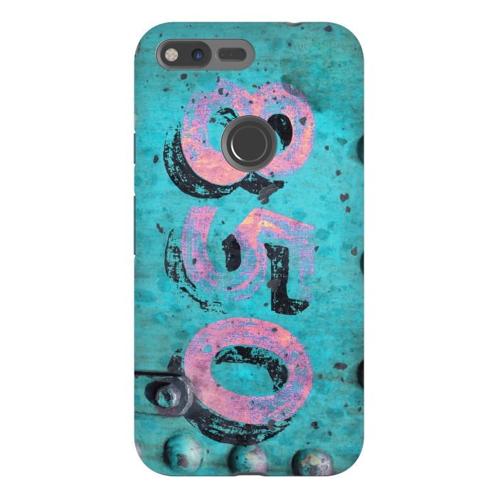 Pixel XL StrongFit Number 850 Spray Paint Grunge by Andrea Haase