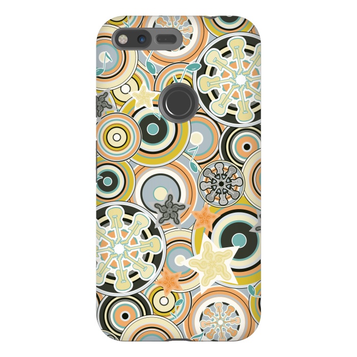 Pixel XL StrongFit Glam Boho Rock in Navy and Green by Paula Ohreen
