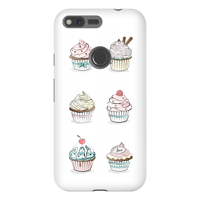 Pixel XL StrongFit Sweet Cupcakes by Martina