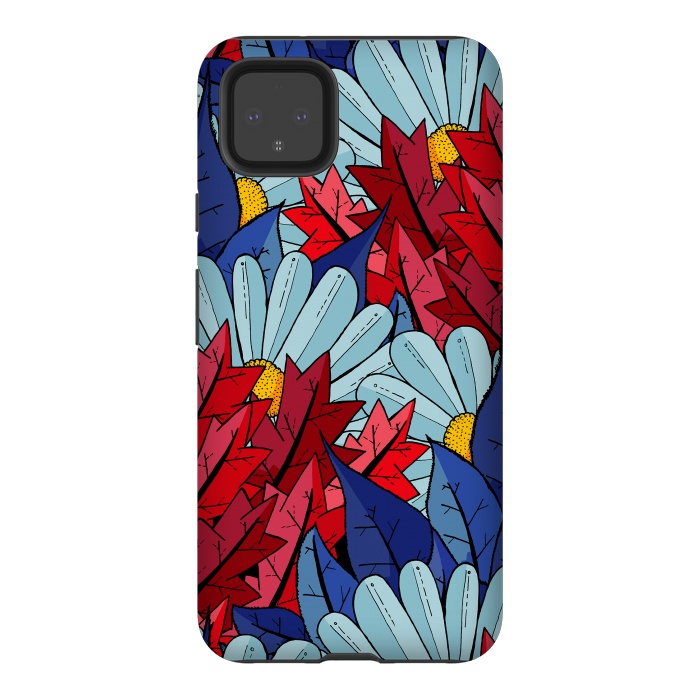 Pixel 4XL StrongFit The flowers and the leaves by Steve Wade (Swade)