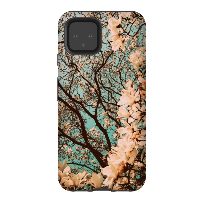 Pixel 4 StrongFit Spring Time Cherry Blossoms by Gringoface Designs