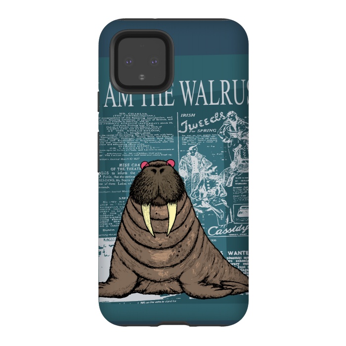 Pixel 4 StrongFit I am the walrus by Mangulica