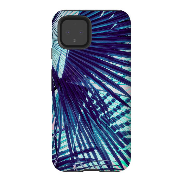 Pixel 4 StrongFit Palm leaf on the beach by Mmartabc
