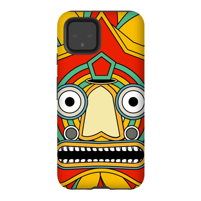 Pixel 4 StrongFit indian tribal mask by TMSarts