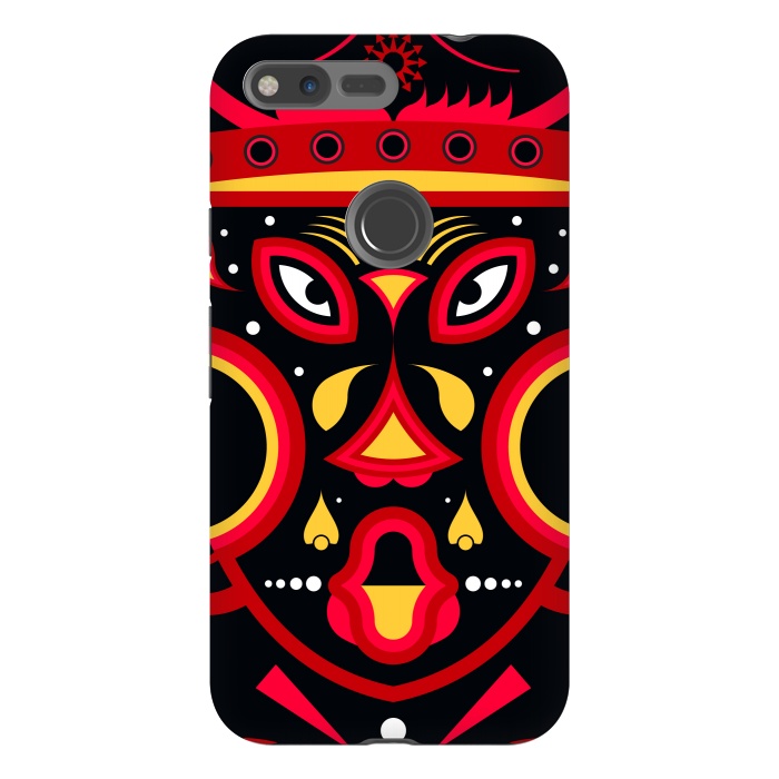 Pixel XL StrongFit ceremonial tribal mask by TMSarts