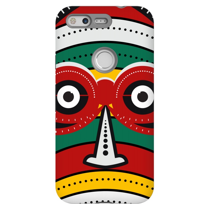 Pixel StrongFit totem tribal mask by TMSarts