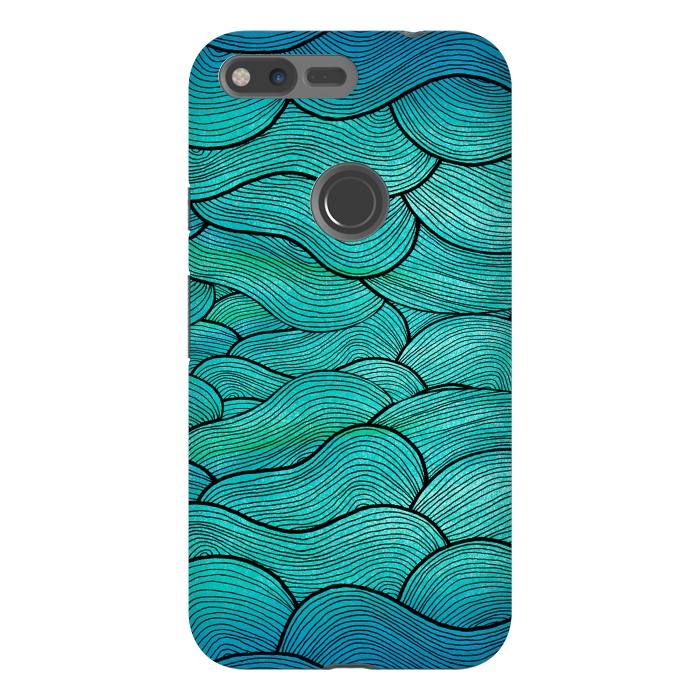 Pixel XL StrongFit sea waves by Pom Graphic Design