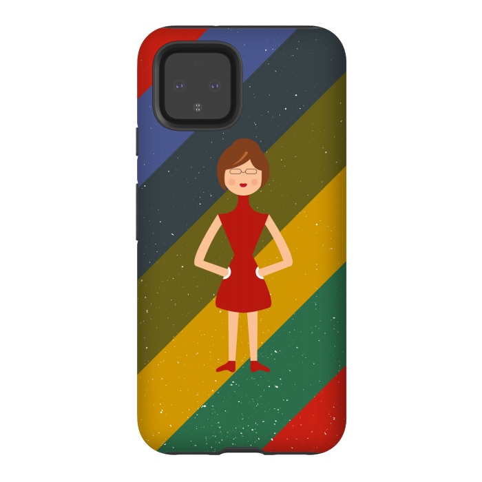 Pixel 4 StrongFit fashionable girl standing by TMSarts