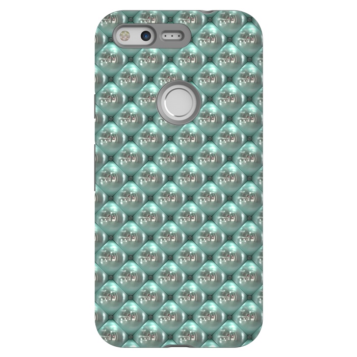 Pixel StrongFit Shiny Turquoise Pearls 2 by Andrea Haase
