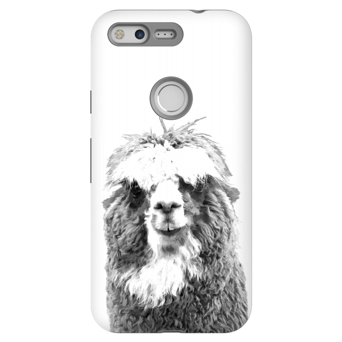 Pixel StrongFit Black and White Alpaca by Alemi