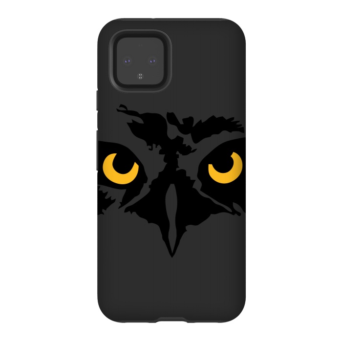 Pixel 4 StrongFit Dark Owl by Majoih