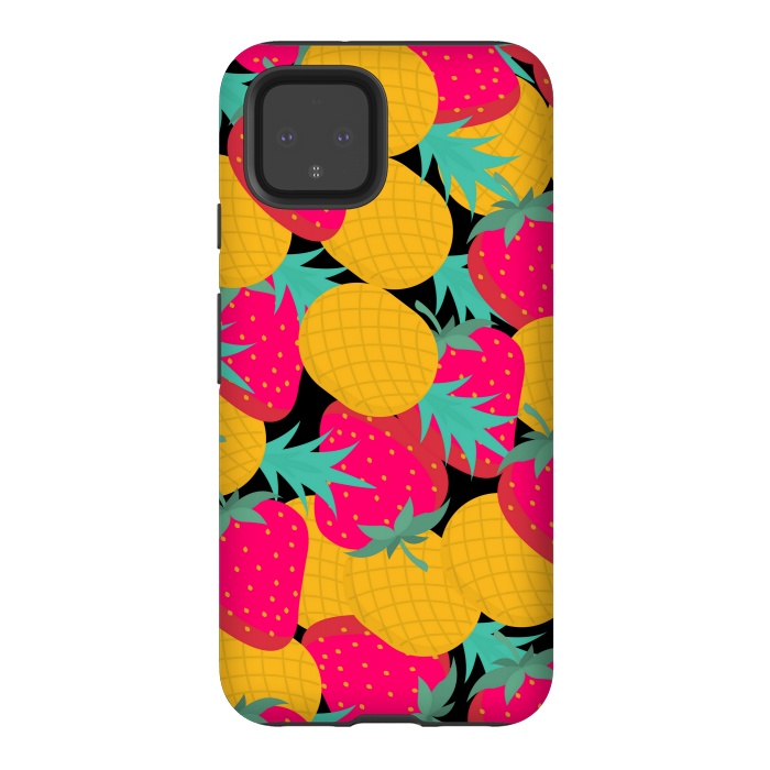 Pixel 4 StrongFit pineapples and strawberry by MALLIKA