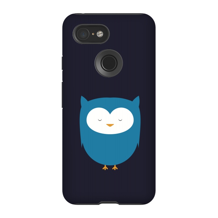 Pixel 3 StrongFit cute owl standing by TMSarts