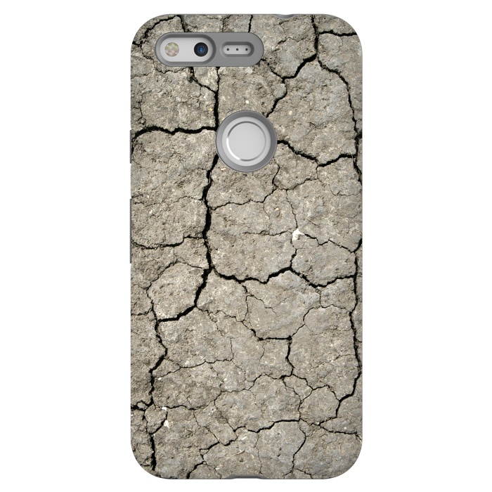 Pixel StrongFit Dried-out Cracked Soil by Andrea Haase