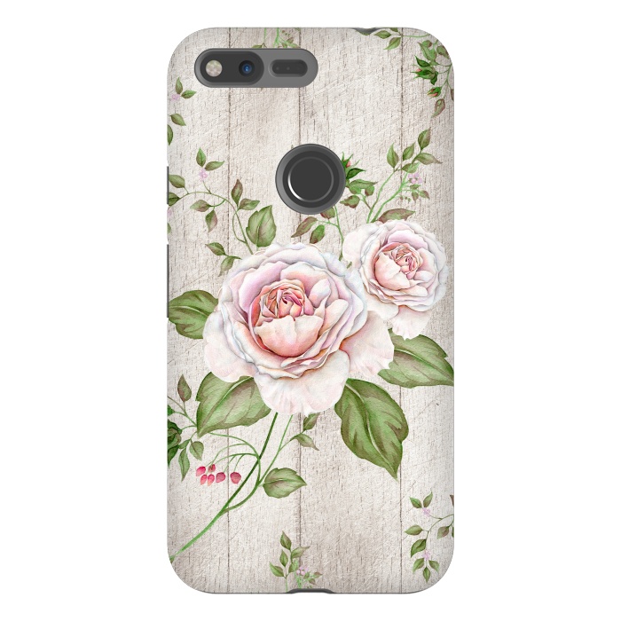 Pixel XL StrongFit Pink Rose by Creativeaxle