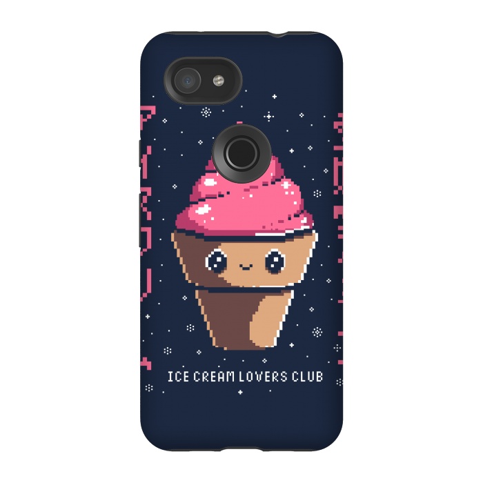 Pixel 3A StrongFit Ice cream lovers club by Ilustrata