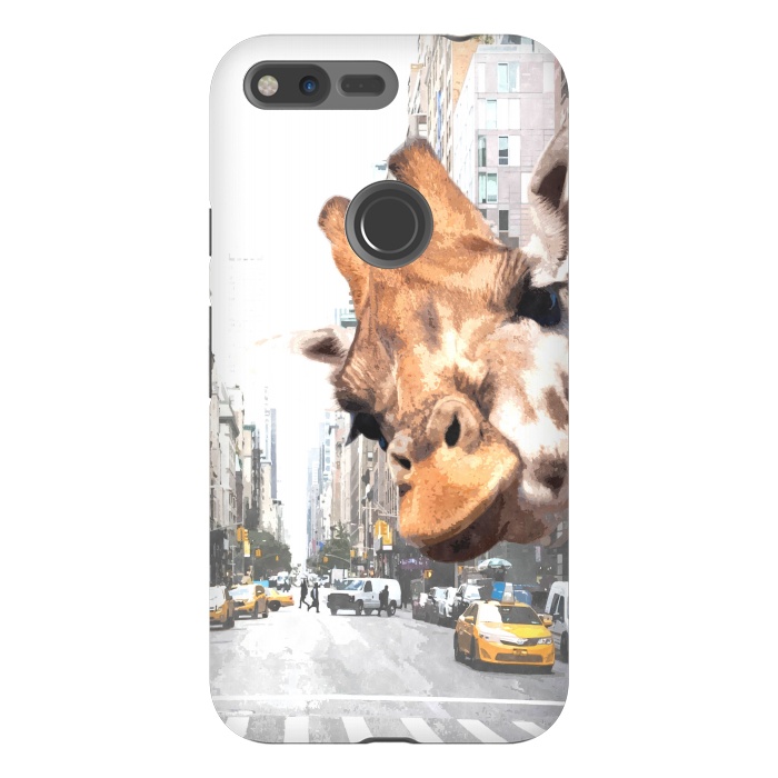 Pixel XL StrongFit Selfie Giraffe in NYC by Alemi