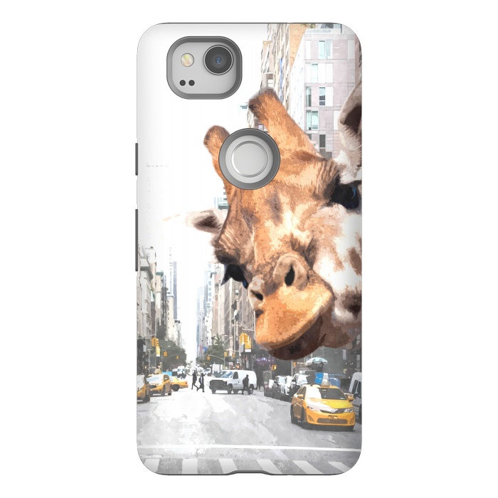 Pixel 2 StrongFit Selfie Giraffe in NYC by Alemi