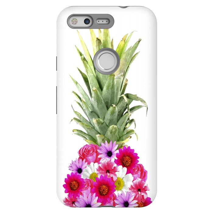 Pixel StrongFit Pineapple Flowers by Alemi