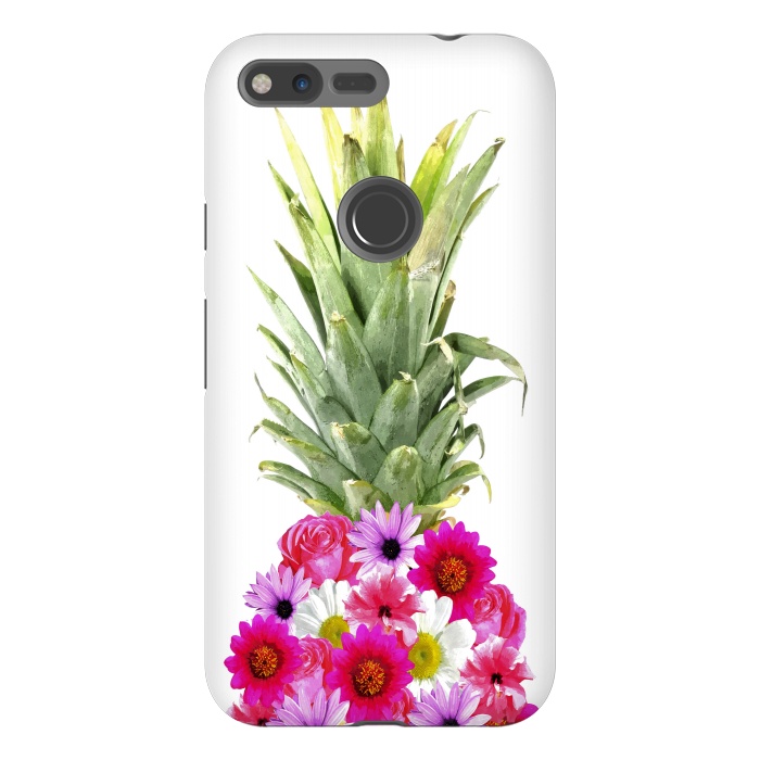 Pixel XL StrongFit Pineapple Flowers by Alemi