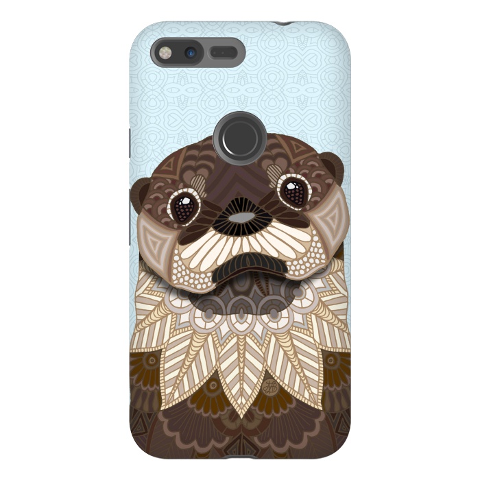 Pixel XL StrongFit Otterly Cute by Angelika Parker