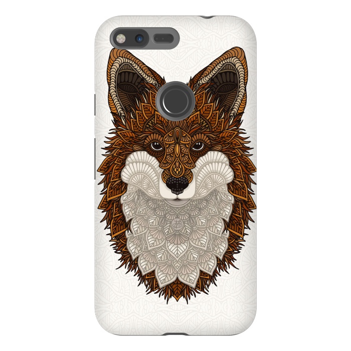 Pixel XL StrongFit Red Fox by Angelika Parker