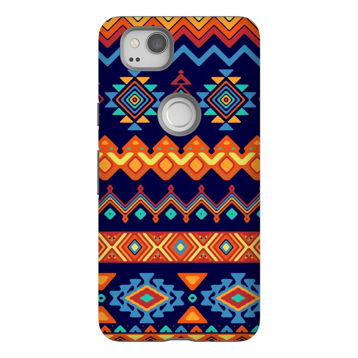 Pixel 2 StrongFit Geometric Multicolor Motifs 4 by Bledi