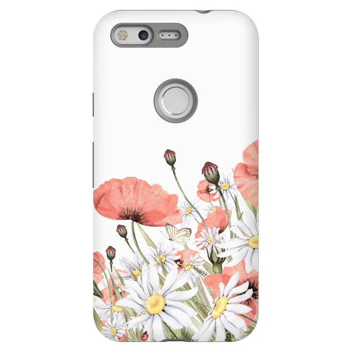 Pixel StrongFit Summer Poppy and Camomile Field by  Utart