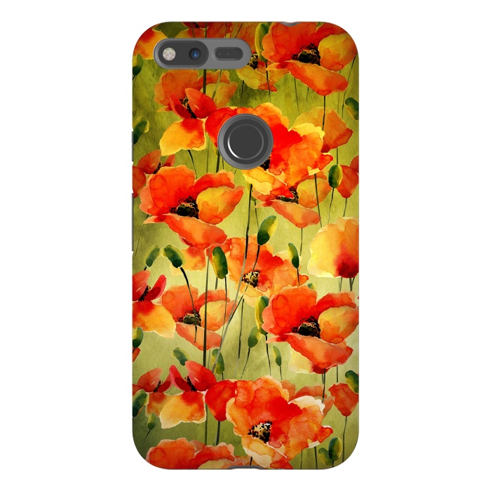 Pixel XL StrongFit Poppy Fields forever by  Utart