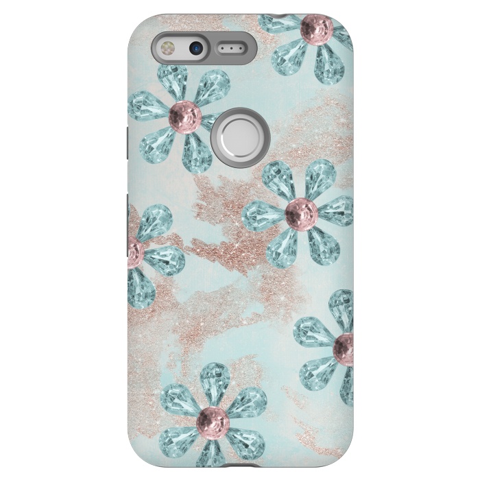 Pixel StrongFit Rhinesone Flower Sparkle by Andrea Haase