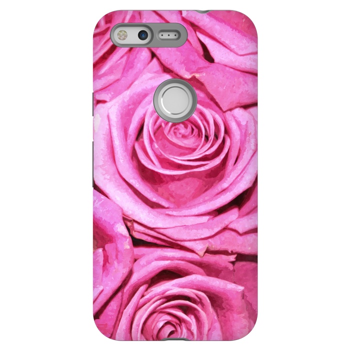 Pixel StrongFit Pink Roses  by Alemi