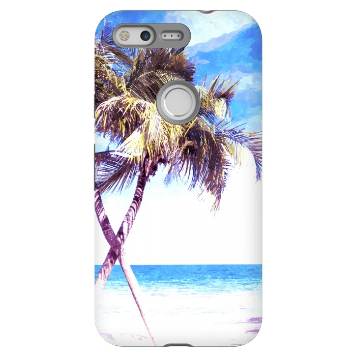 Pixel StrongFit Palm Trees Beach by Alemi