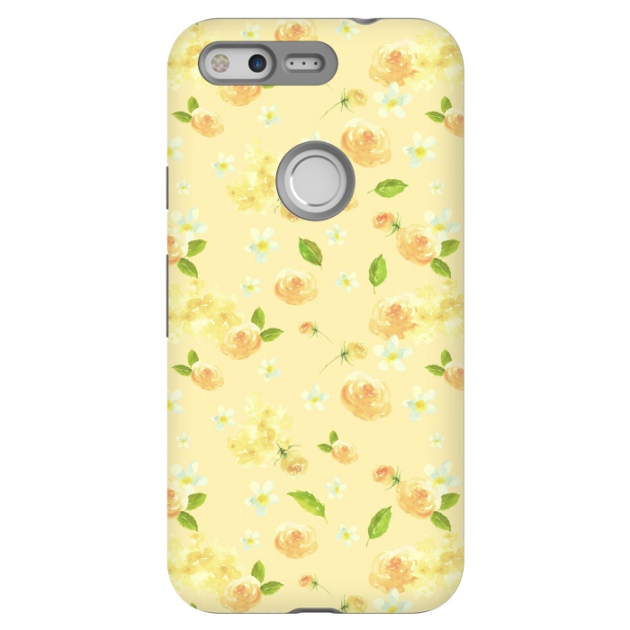 Pixel StrongFit Lovely Yellow Roses Pattern by  Utart