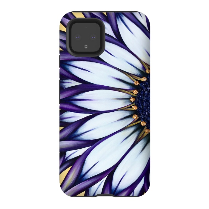 Pixel 4 StrongFit Wild African Daisy by Denise Cassidy Wood