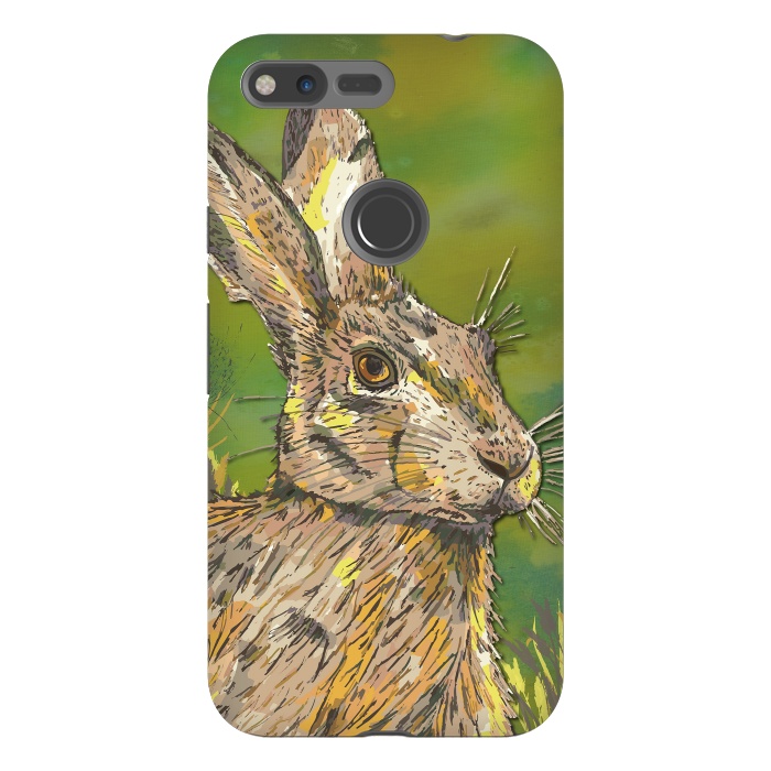 Pixel XL StrongFit Summer Hare by Lotti Brown