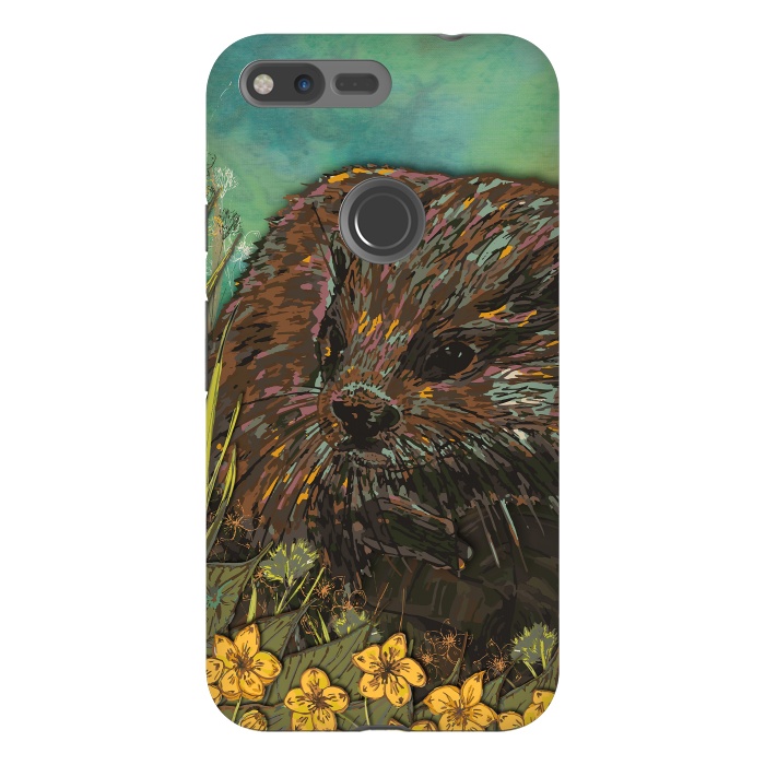 Pixel XL StrongFit Otter by Lotti Brown